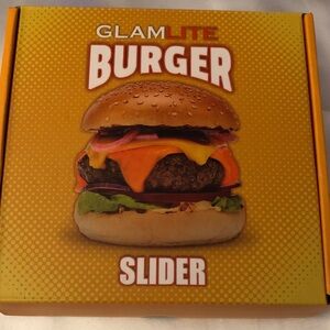 Glamlite Burger Slider 9 Pan Eyeshadow Palette Pressed Pigment & Powder NIB